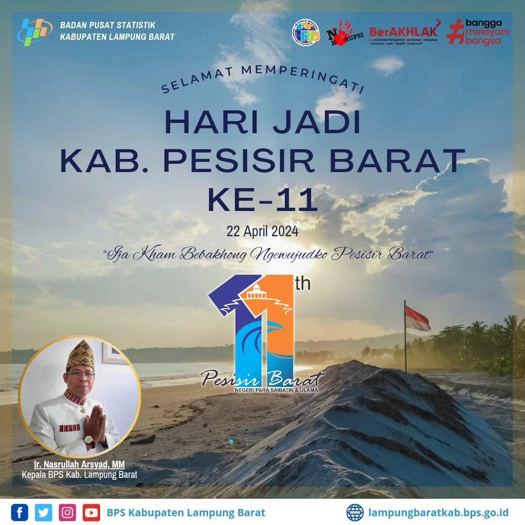 THE 11TH ANNIVERSARY OF PESISIR BARAT REGENCY