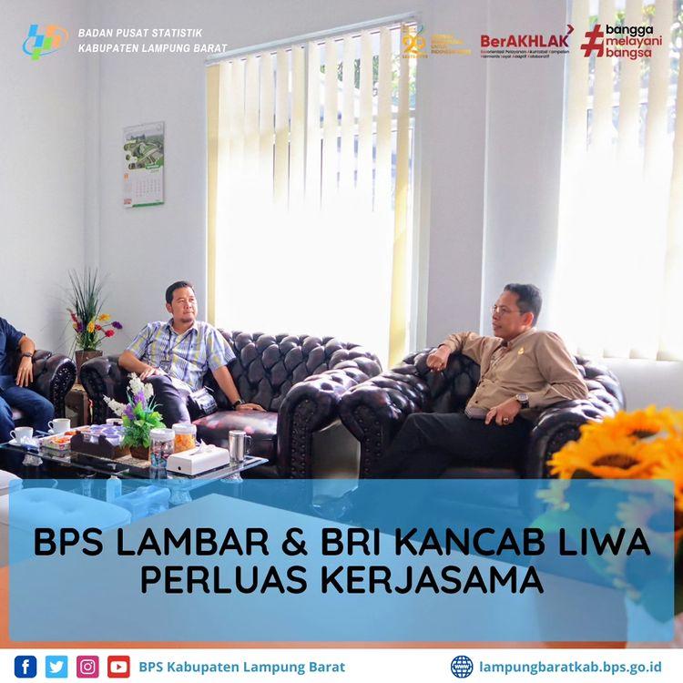 BPS Lambar & BRI Kancab Liwa Perluas Kerjasama