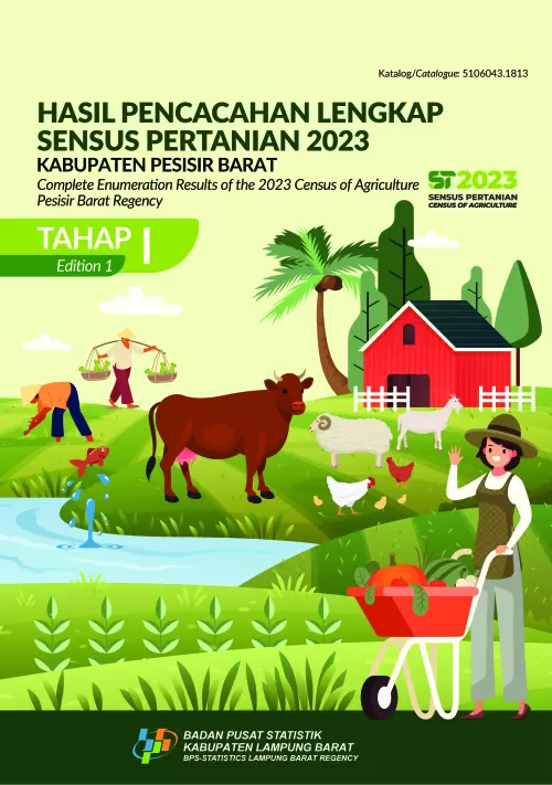 Hasil Pencacahan Lengkap Sensus Pertanian 2023 - Tahap I Kabupaten Pesisir Barat